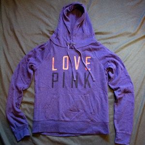purple PINK hoodie